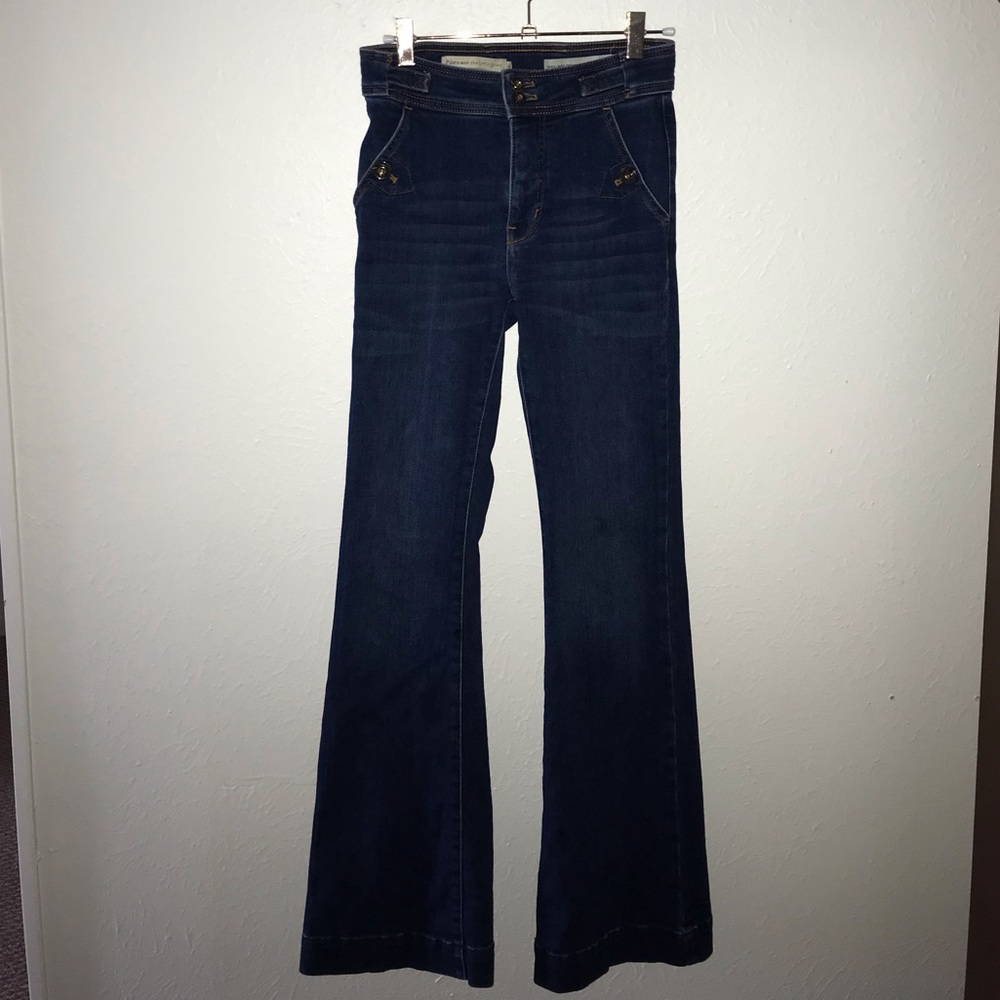 Pilcro and the Letterpress High Rise Bootcut Jeans